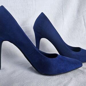 Christian Siriano Deep Blue Heels